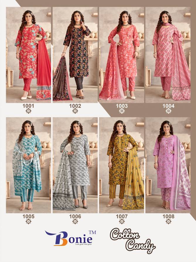 Cotton Candy By Bonie Printed Cotton Kurti With Bottom Dupatta Wholesale Shop In Surat